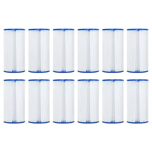 Bestway 4.2 x8 Inch Type III-A/C Filter Cartridge Swimming Pool Pump, 12 Pack Bestway 4.2 x8 Inch Type III-A/C Filter Cartridge Swimming Pool Pump, 12 Pack