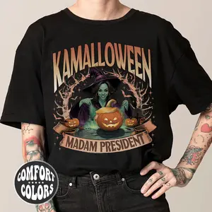 Kamalloween Comfort Colors Shirt | Halloween Tee | Kamala Harris | 2024 President Shirt