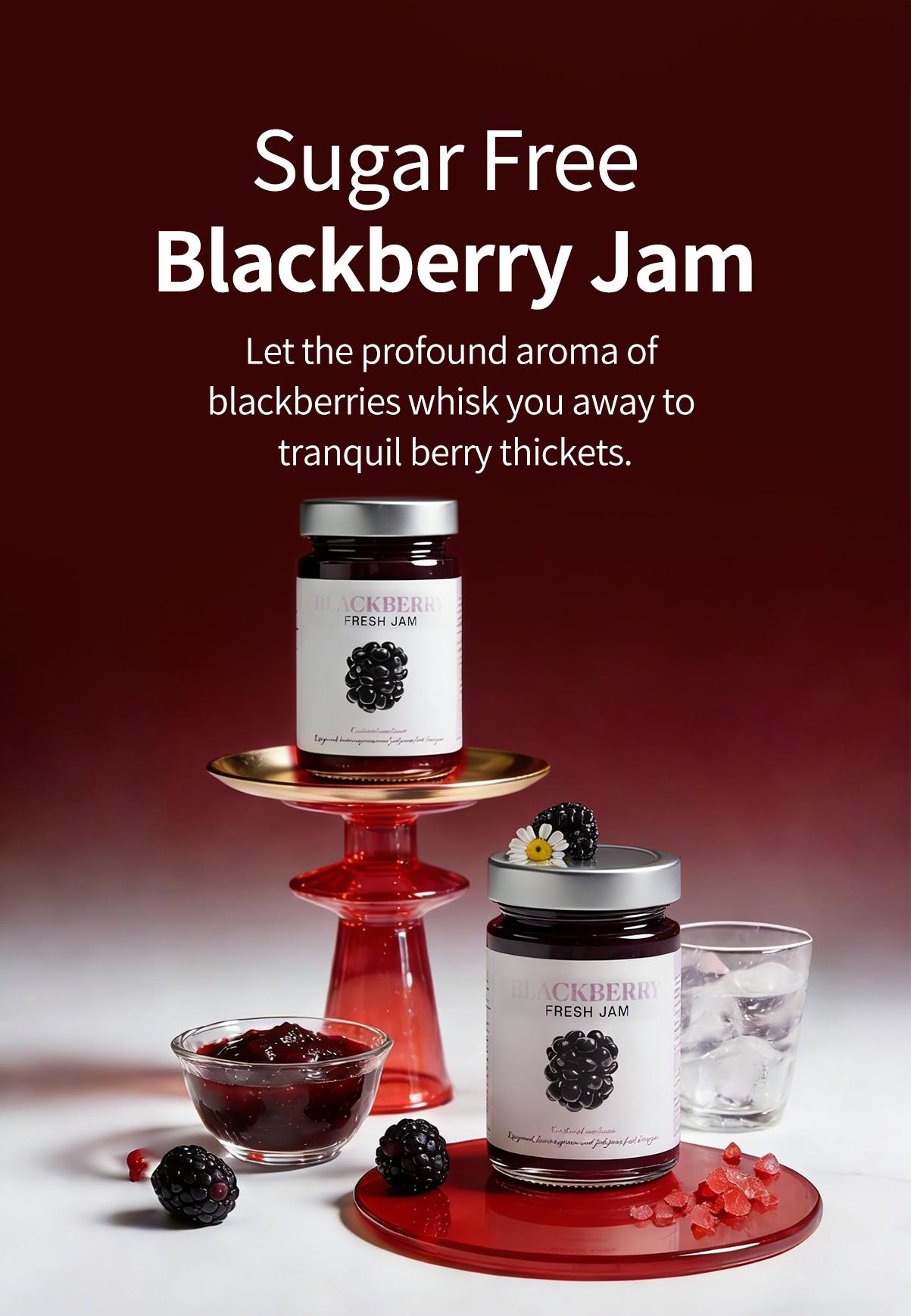 Sugar-Free Fresh Black Berry Jam