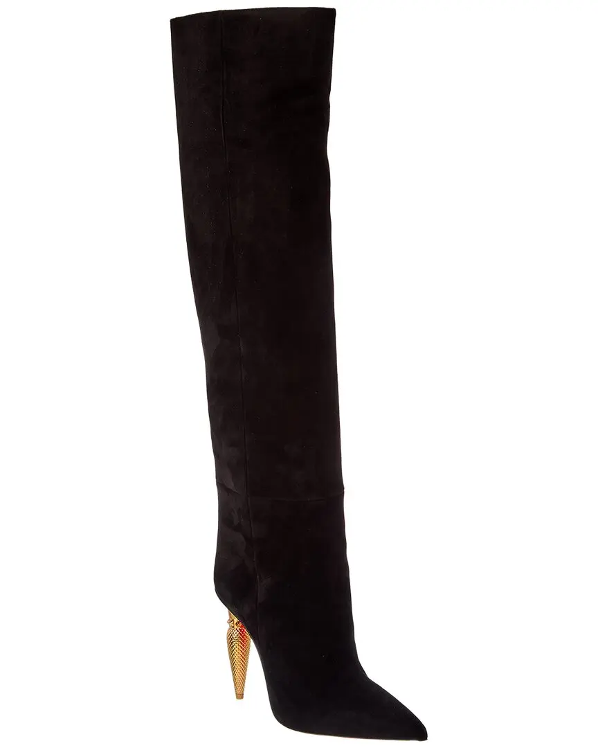 Christian Louboutin Suede Knee Boot