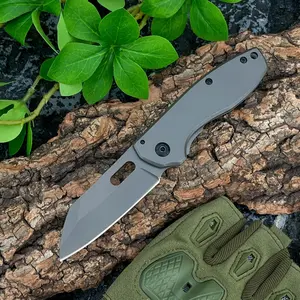 Hot Selling Da103 Outdoor Folding Pocket Knife, 5cr13mov Blade, Zinc Alloy Handle, Edc Camping Tool, Portable Jungle Knife, Survival Gear
