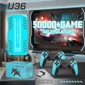 New U36 Home Game Console, 2.4g Wireless Dual Controllers, Supports Multiple Emulators, Classic Games, Retro Arcade Joystick, Perfect for Nostalgic Players