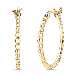 Hoop Earrings in 10K Yellow Gold 3.20 Grams Christmas Gifts