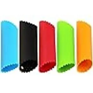 5 Pcs Silicone Garlic Peeler Tube, Garlic Skin Remover Roller - Easy-Use Practical Kitchen Tool for Quick Garlic Peeling