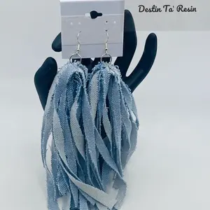 Denim me Earrings