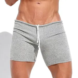 Men's Shorts Summer Causal Breathable Drawstring Short Pants Solid Color Swimwear Running Sports Surffing Seaside Resort Shorts Menswear Tropical Bottoms Activewear shorts for summer Grey