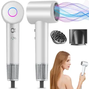 Portable Hair Dryer, 1 Box Low Noise Hair Dryer & Accessories, Professional Hair Dryer for Home & Travel, Hair Styling Tool for Women & Girls