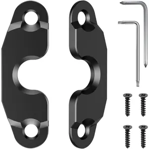 Upgraded Aluminum Alloy Sun Visor Repair Kit for ,  Heavy Duty Sun Visor Clip Compatible with   JK 2018/ JL/ 2018-2023/ Gladiator 2020-2023