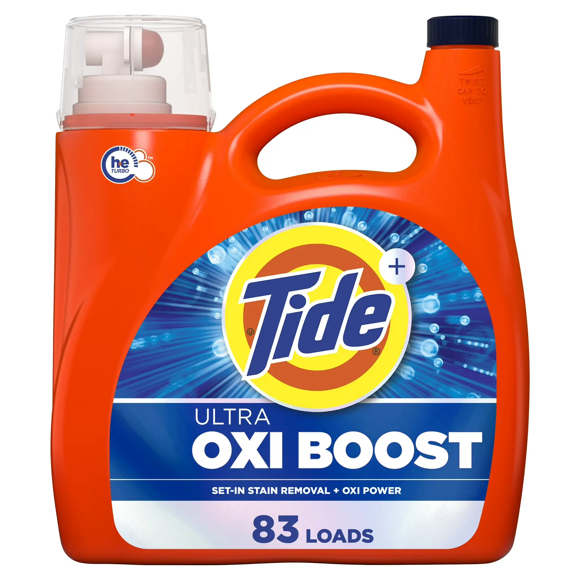 Liquid Laundry Detergent with Ultra Oxi Boost, Advanced Stain Remover, 83 Loads
