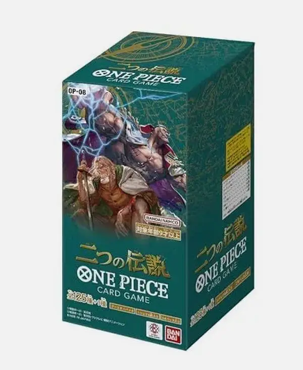 Bandai One Piece TCG Two Legends OP-08 Booster Box Japanese 24 Packs 360 Cards Hobby Trading Cards