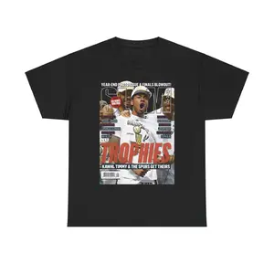 AllStar - Kawhi Leonard NBA SLAM Cover Vintage Graphic Short Sleeve T-shirts, Cool Gifts For NBA Fans Crewneck Casual Tropical Summer