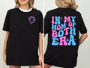 In My Mom of Both Era Shirt, Mama of Both Shirt, Twin Mom Shirt, Gift for New Mama, Gift for Women, for Mom, Mother's Day Gift shirts women