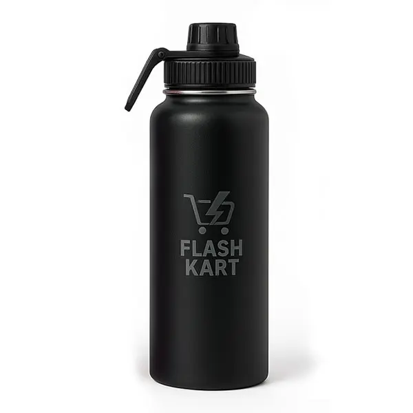 Flash Kart Portable 32oz Insulated Stainless Steel Water Jug Vacuum Flask Drink Bottle for Sport GYM Travel Friendly Water Container