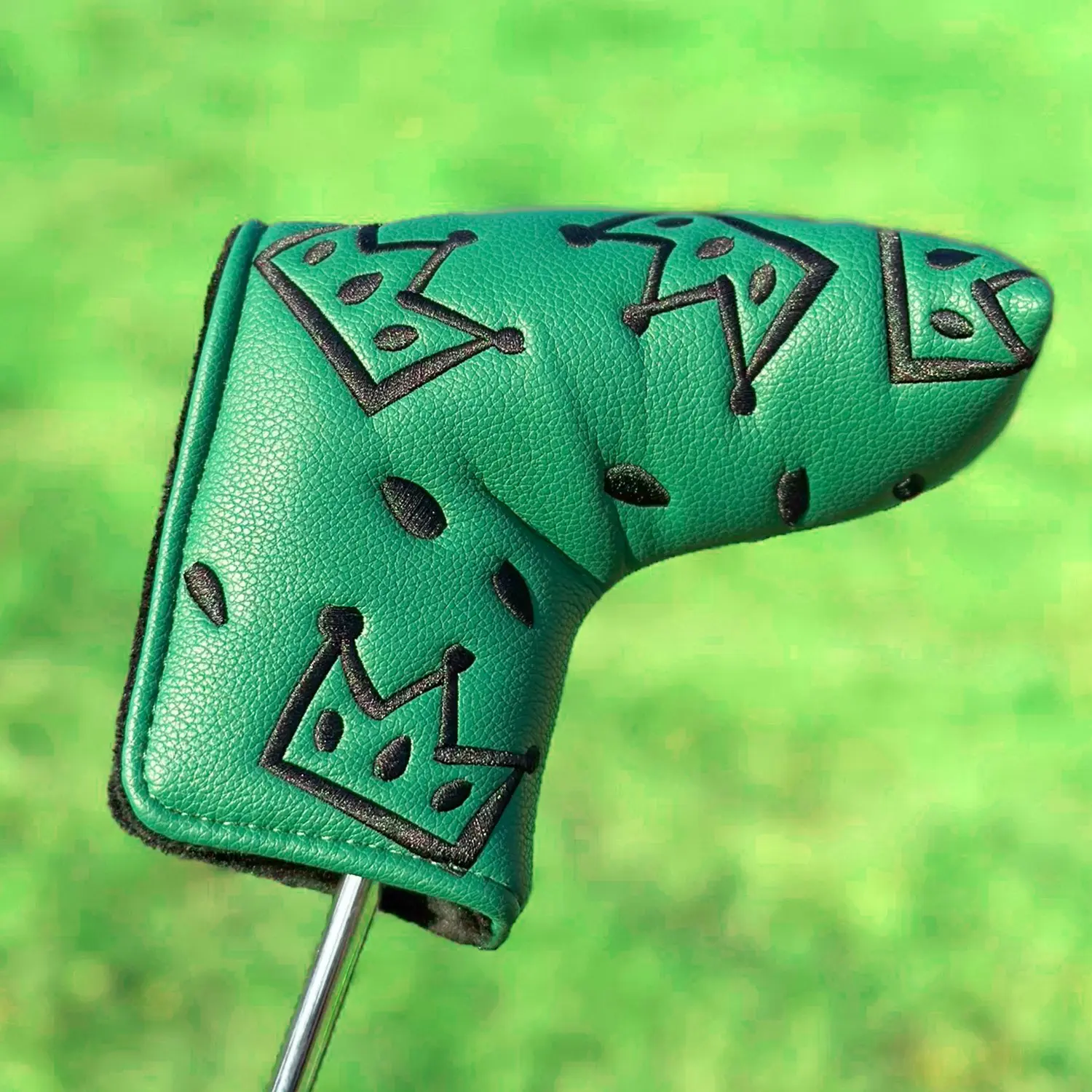 Cheese Crown Design Golf Putter Cover, Stylish Golf Club Protector, Unisex Accessory for Outdoor Enthusiasts, Essential Golf Gear, Golf Accessories