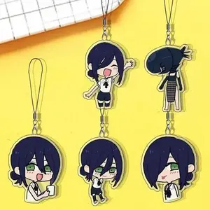 Anime Reze Cosplay Keychain Kawaii Unisex Acrylic Keyring Key Chain Phone Chain Bag Ornament Decoration Prop