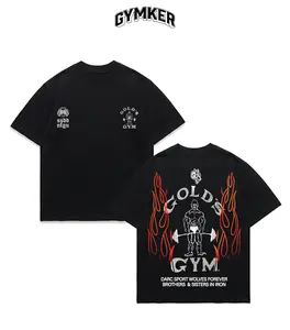 Wolves Gold's Gym Shirt, Workout Wear, Men's Sport Outfit, Gym Men's Top, Muscle Training Shirt, Gym Apparel, Training Clothing