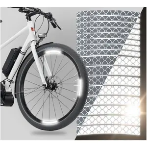 720 Reflective Wheel Rim Stickers - 16 count Reflective , 720+ Candle Power Wheel Reflectors for  - High-Intensity Retroreflective Rim Tape