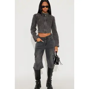 Need For Speed Denim Moto Jacket - Black 2