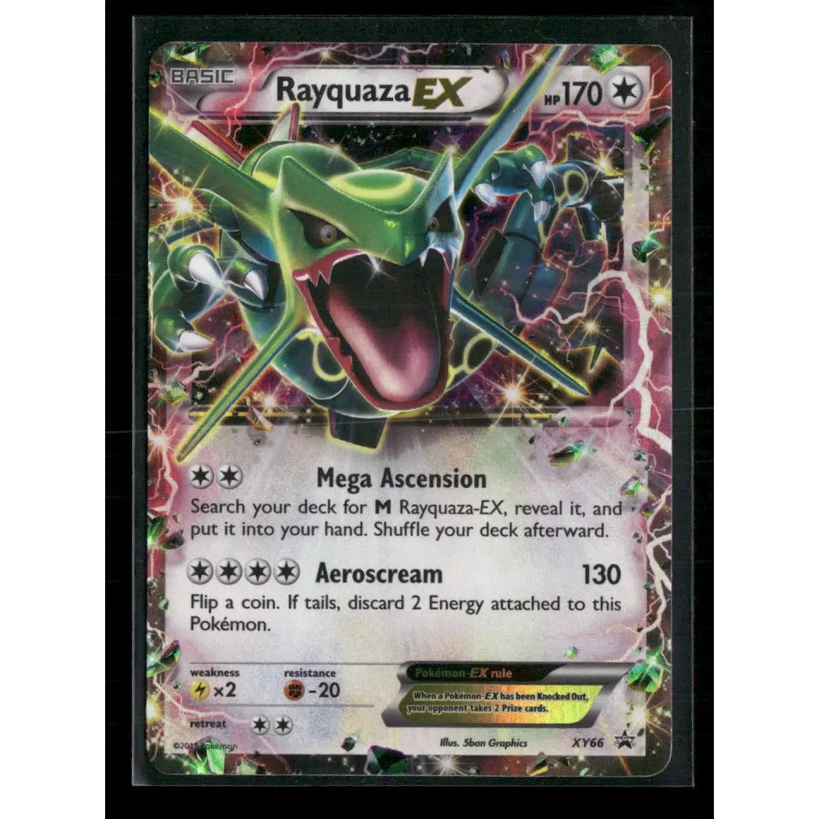 XY Promos Rayquaza EX #XY66