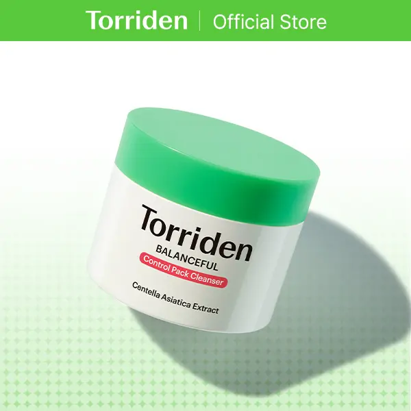 [Torriden Official] BALANCEFUL Control Pack Cleanser 120g | Gentle Exfoliating Pack Cleanser with Calming Cica, Daily Pore Deep Cleansing, Smooth Skin