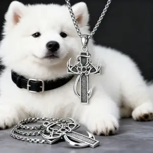 925 sterling silver cross antler necklace, special version can hold ashes,Autumn New Arrival, graduation gift, boys American cross antler necklace stainless steel chain, inspirational Bible verse cross pendant, personalized Christian gift for men