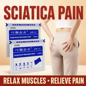 Sciatica Nerve Compression Relief — Leg Pain, One-Side Buttock Pain, Muscle Soreness, Radiating Thigh Pain — Specialized Muscle Relaxation Paste Patch