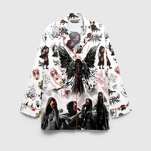 Sleep Token Music Merchandise Satin Pajamas Set, Music Merchandise, Grunge Style Pajamas, Gift for Music Lovers, Unique Band Pajamas,Sle.ep Token PJS