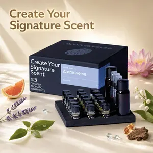 Aromaverse Fraiche Perfume Making Kit for Women & Men, Make Your Own Signature Scent, A Sensory Niche Perfumery Atelier Experience, 13 Couture Ingredients, 3 Recipes, Relaxing Self Activity, Date Night, Artisan Luxury DIY Kit