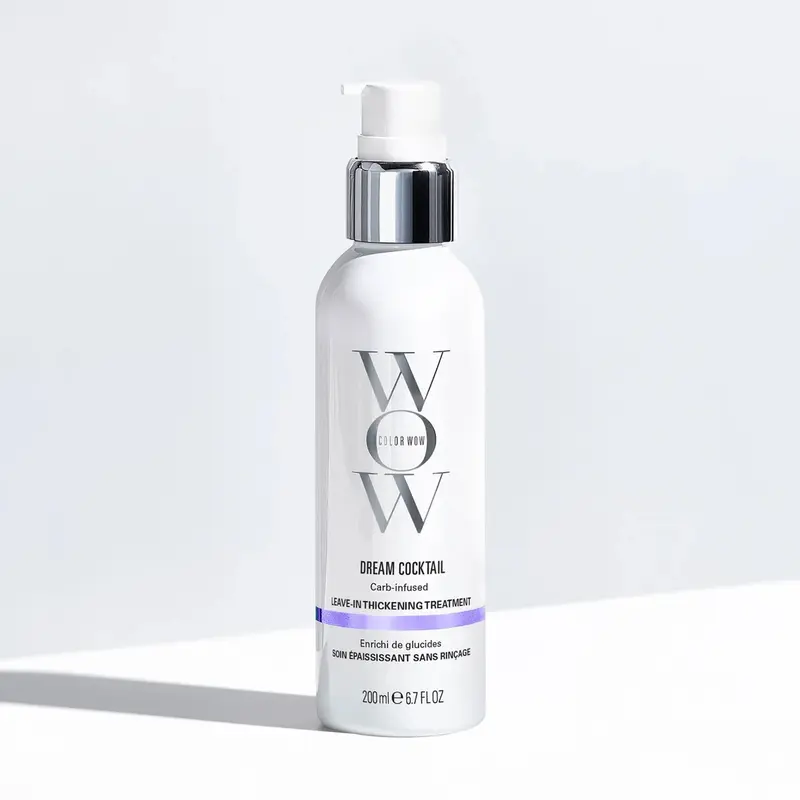 Color Wow Dream Cocktail Carb-Infused Hair Thickening Treatment | Heat-Activated Leave-In Hair Treatment for Thin Hair, Fuller & Thicker-Looking Hair | Heat Protection | Formulated With Oats & Rice Starches
