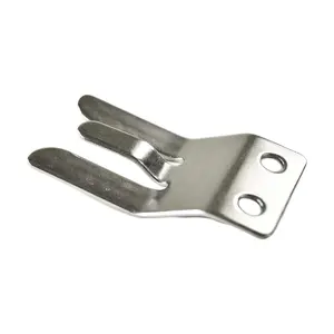 MARINE CITY Stainless Steel Handheld Microphone Hang Up Clip Sturdy Durable for Car Radio VHF CB and 2 Way Radio Systems
