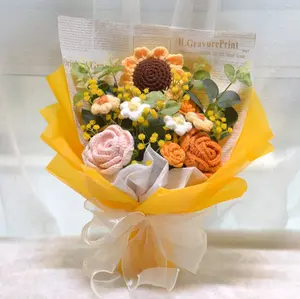 crochet bouquet、halloween gifts、Thanksgiving gifts、gifts for mom、wedding bouquets、mothers day gifts、birthday gifts、A gift for her