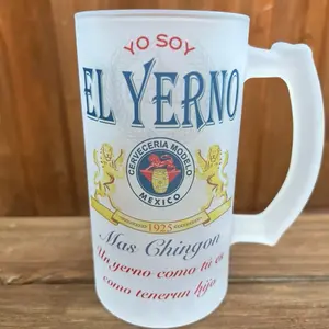 EL YERNO MÁS CHINGÓN 16 oz Beer Mug EL YERNO MÁS CHINGÓN 16 oz Beer Mug