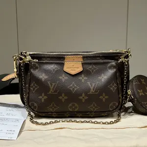 Pre-owned Louis Vuitton Monogram coated canvas Bag Accessories Monogram Multi Pochette Accessories Mini Pochette 36066567