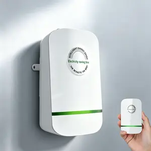 Electricity Saving Box Energy Power Savings Device,Compatible with 90-250V Input Range,Reduce Electric Bill Power Energy Electricity Factor Saver Smart Intelligent Plug in Home Office Surge Protector Strips Voltage Safe Outlet.mini gifts