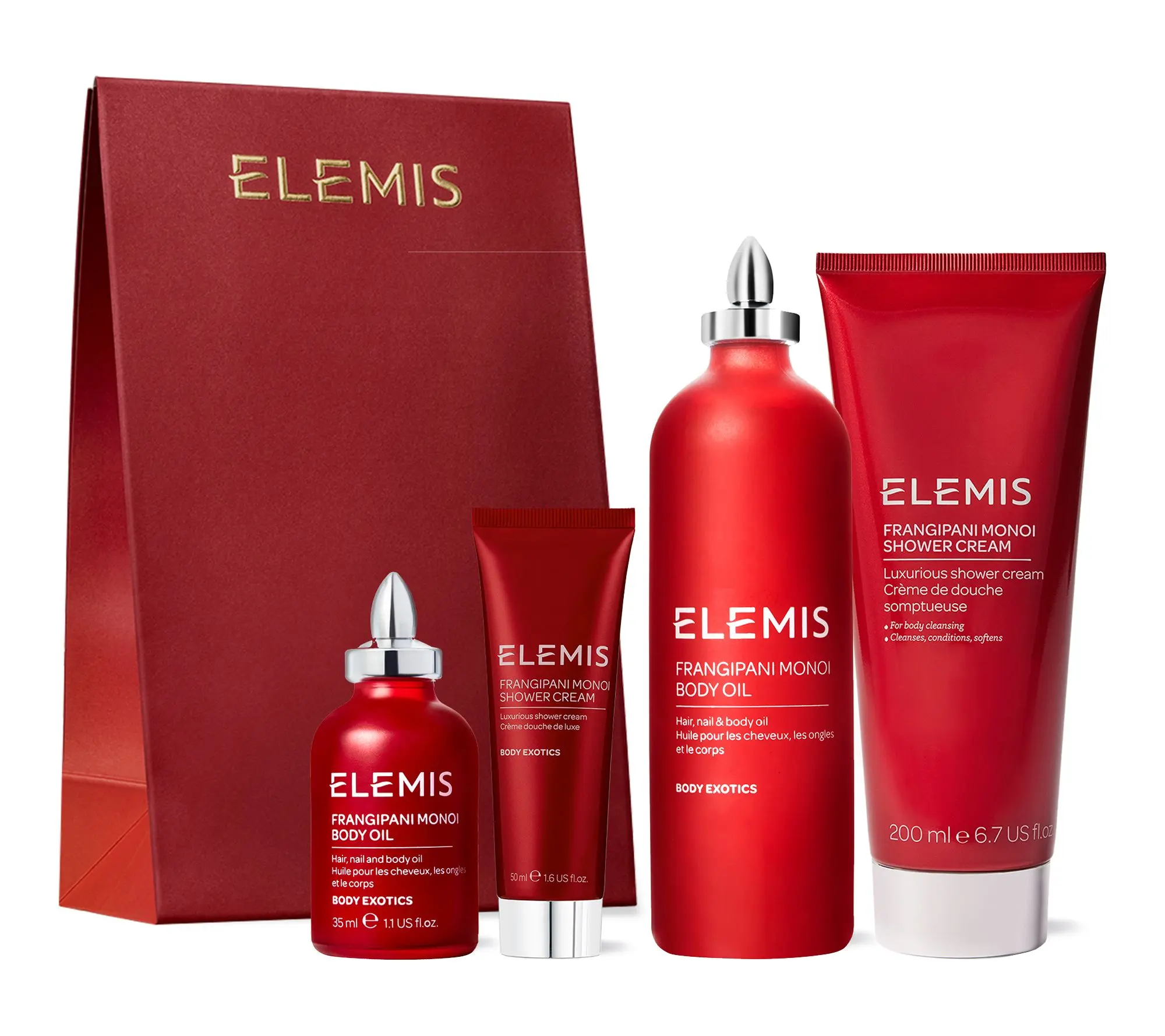 ELEMIS Frangipani Monoi Shower Cream & Body Oil Home & Awa