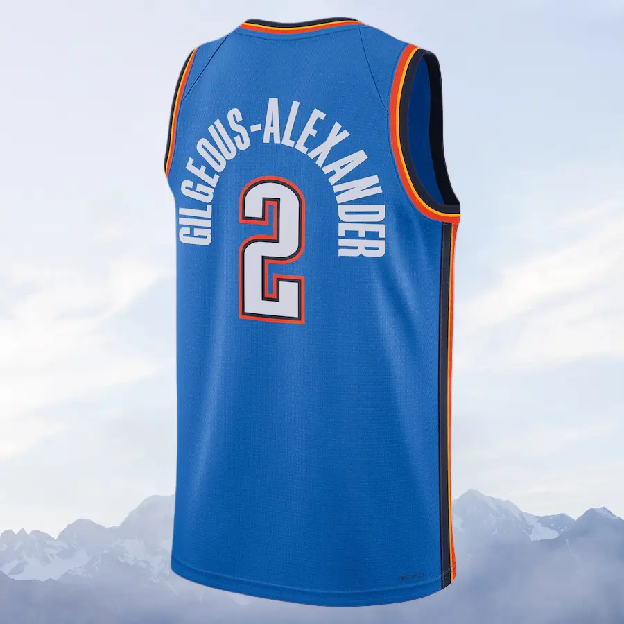 Shai Men's Sleeveless stitched Basketball Jersey Blue