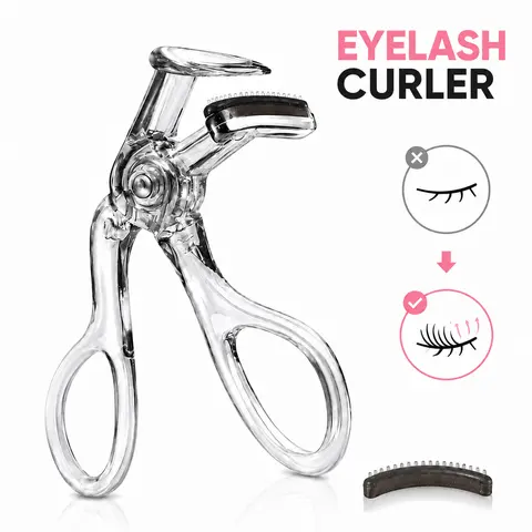 Professional Eyelash Curler for Women, Wide-Angle Lash Curler with Precision Root Curl, Ergonomic Handle, Natural Long-Lasting Lift, Gentle Curling Beauty Tool for Daily Makeup