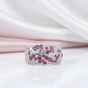 Round Diamond Option Sakura Ring