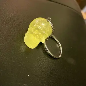Yellow Skull Key Chain - High-Quality Craftsmanship