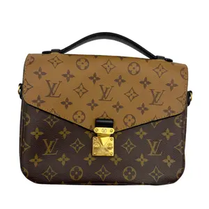 Pre-owned Louis Vuitton 2016 Reverse Monogram Pochette Metis Crossbody Bag