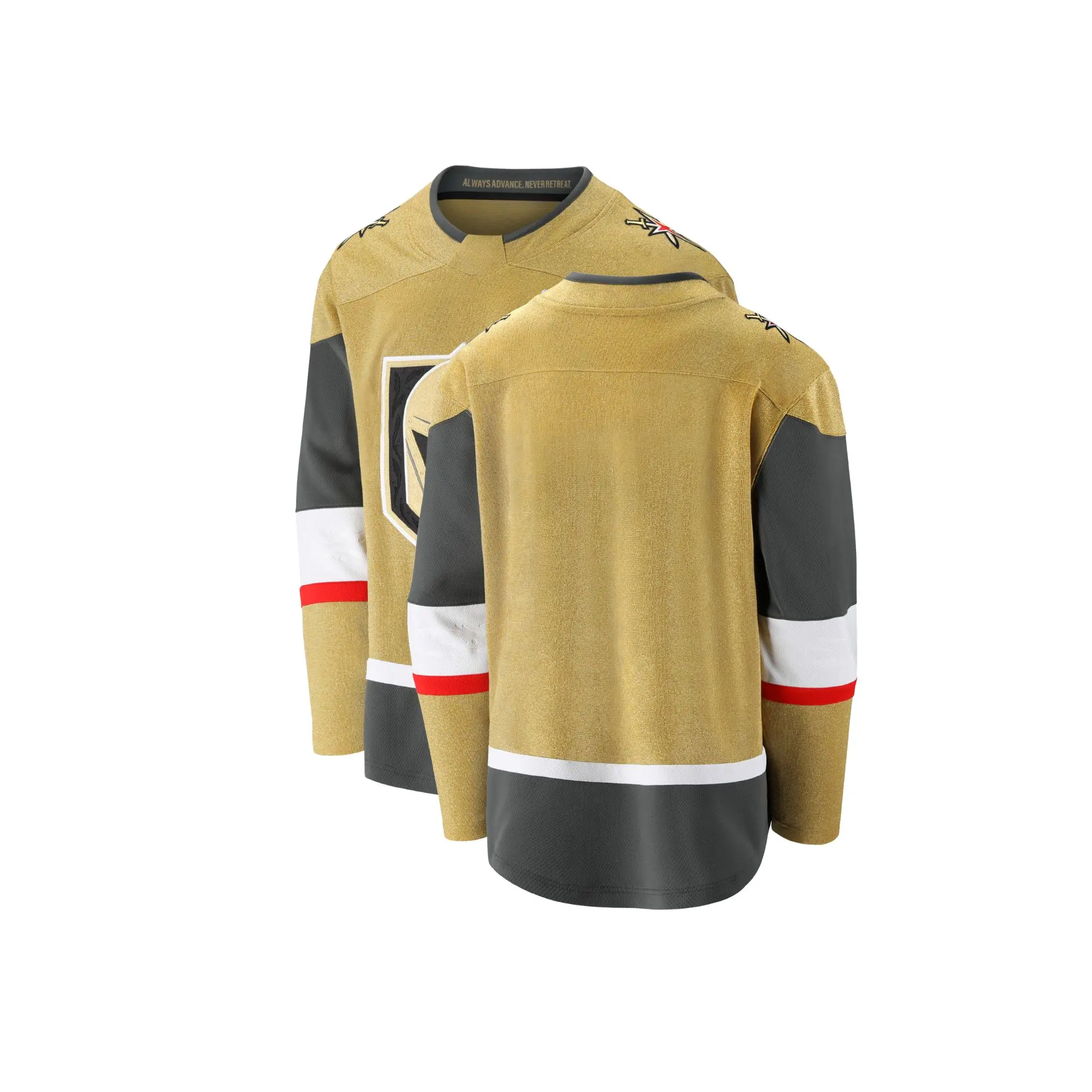 Vegas Gold K Home Jersey Full Logo 2026