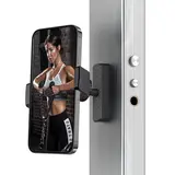 Magnetic Mobile Phone Holder & Mount - 360° Rotatable Plastic Accessory with Metal-Surface Grip Base, Hands-Free Flexible Cellphone Holder, Gym-Video Ready Portable Mount for Home & Gym Use