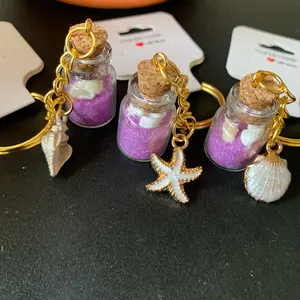 Seashell keychains