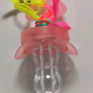 4 Pc Light Up Pacifiers LED Glow