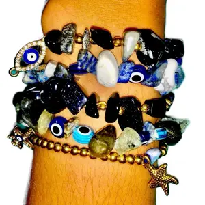 Healing Evil eye crystal bracelet collection
