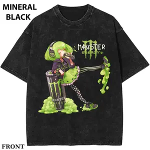 Anime Girl Shirt, Kawaii Streetwear Tee, Y2K Aesthetic Graphic Shirt, Edgy Cyberpunk Anime Tee, Vintage Style Unisex Shirt