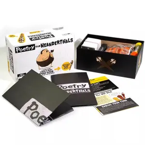 Exploding Kittens Poetry for Neanderthals  Party Game for Adults Teens and Family Game Night Family Fun Game