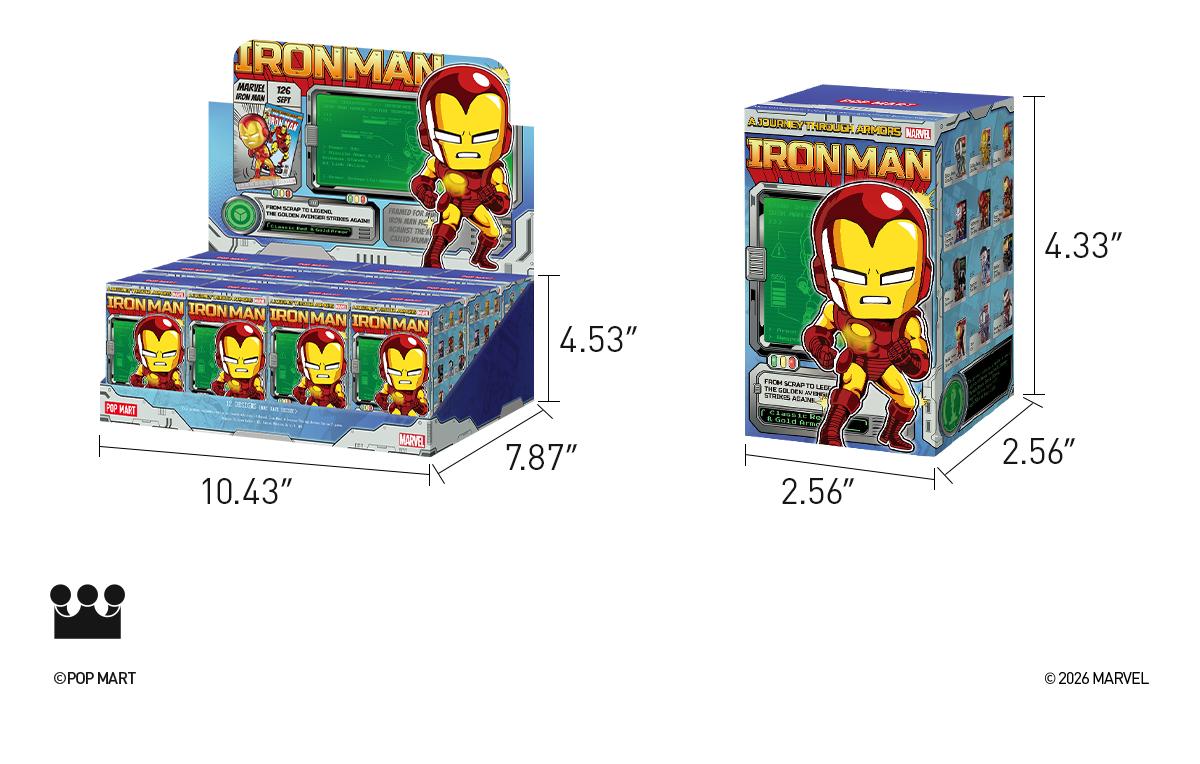 [LIVE UNBOXING] POP MART Marvel Iron Man: A Journey Through Armors Series Figures Blind Box