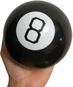 8 Ball Decision Making Fortune Telling Game Retro Novelty Black Eight Ball for 0-3 Years Fun Classic Toy with 20 Possible Answers