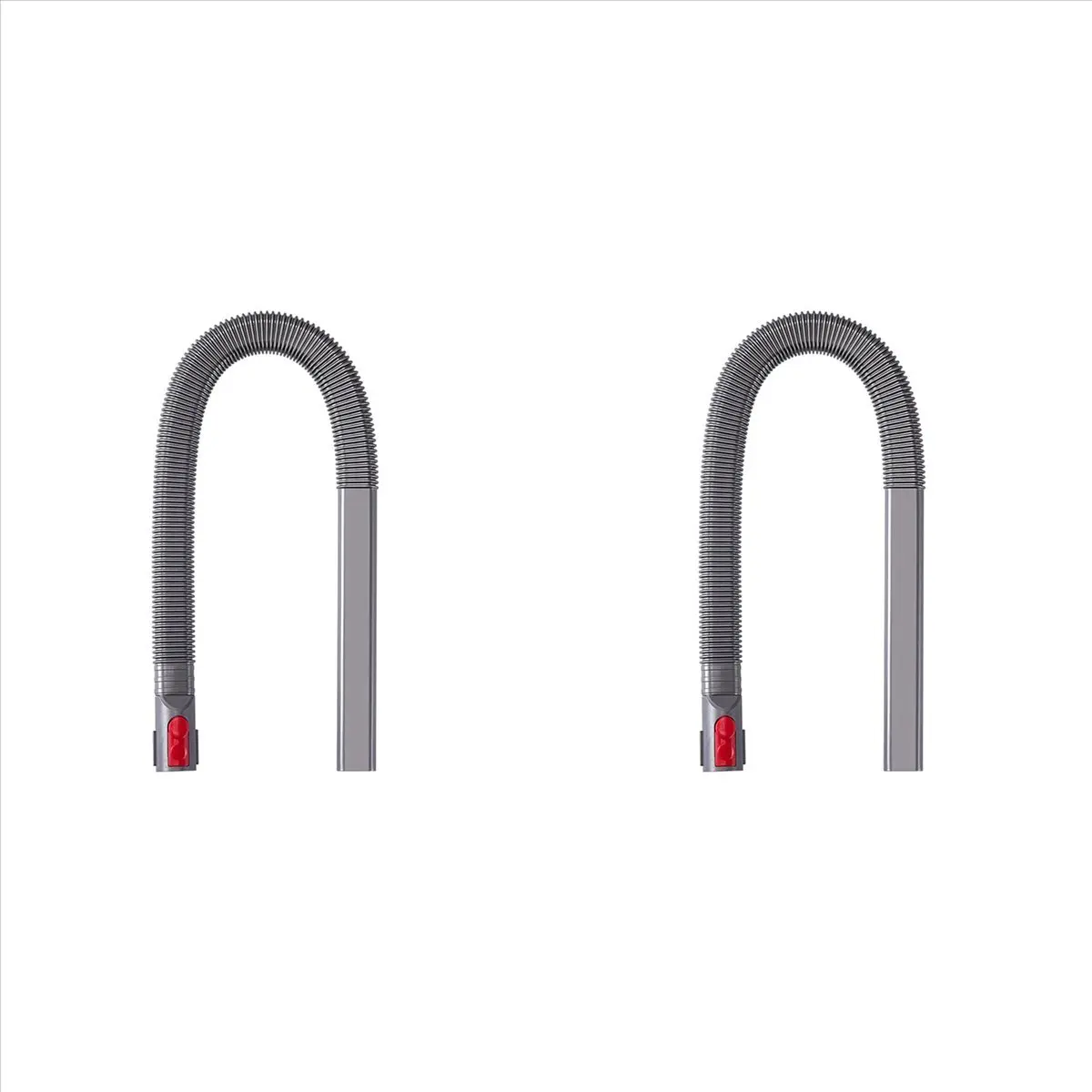2X Plastic Dryer Vent Cleaner Kit, Hose Attachment Cleaning Tool for Dyson V7 V8 V10 V11 V12 V15 Cordless Vacuum, Flexible Crevice Tool for Deep Access